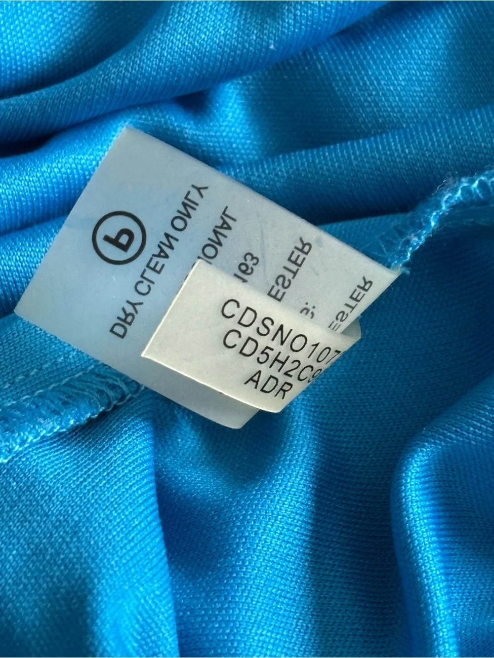Calvin Klein Sky Blue Halter Maxi Dress - Elegant Floral Print Sz/ S-P - Picture 14 of 14